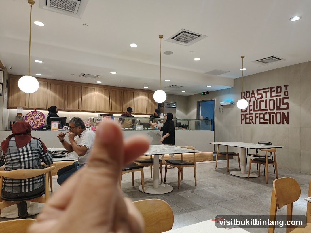 Restaurant Interior with Seating and Counter