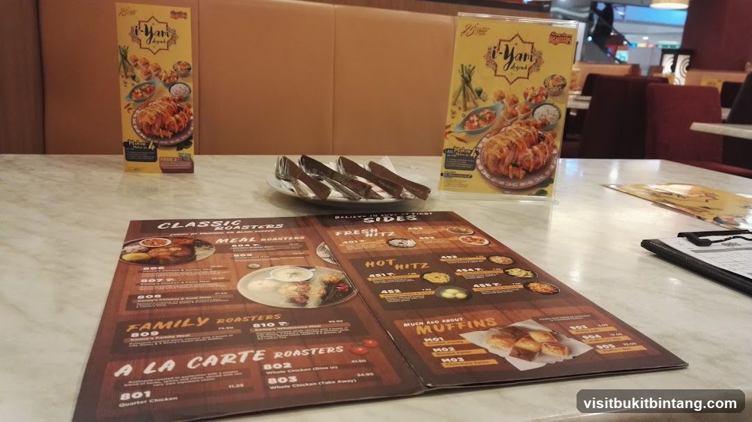 i-Yam Legend Menu