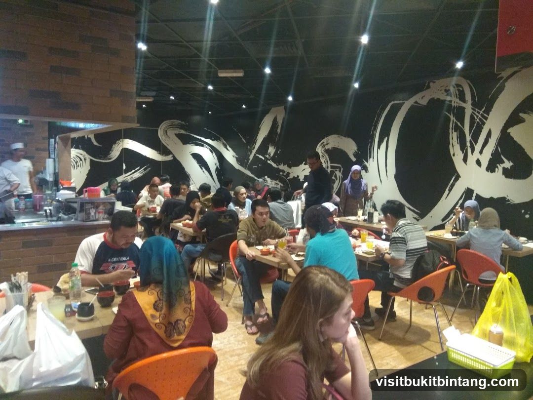 Restaurant Interior with Diners