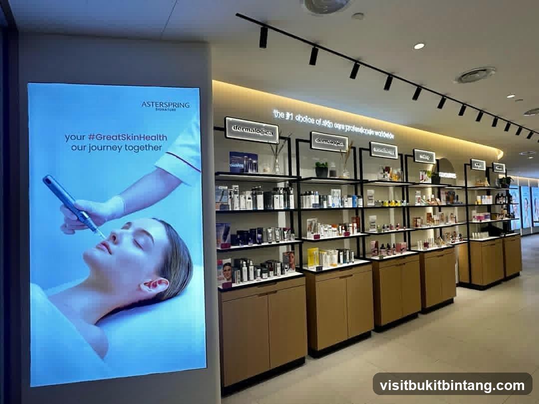 Skincare Products Display