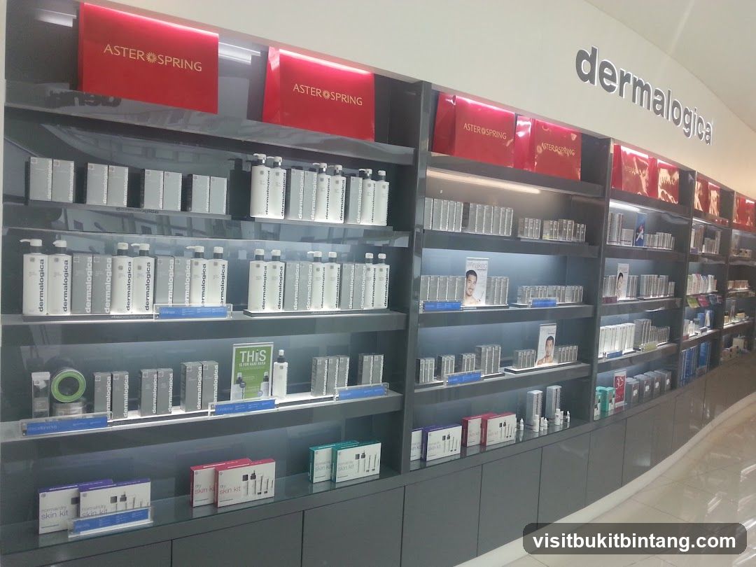 Skincare Products Display