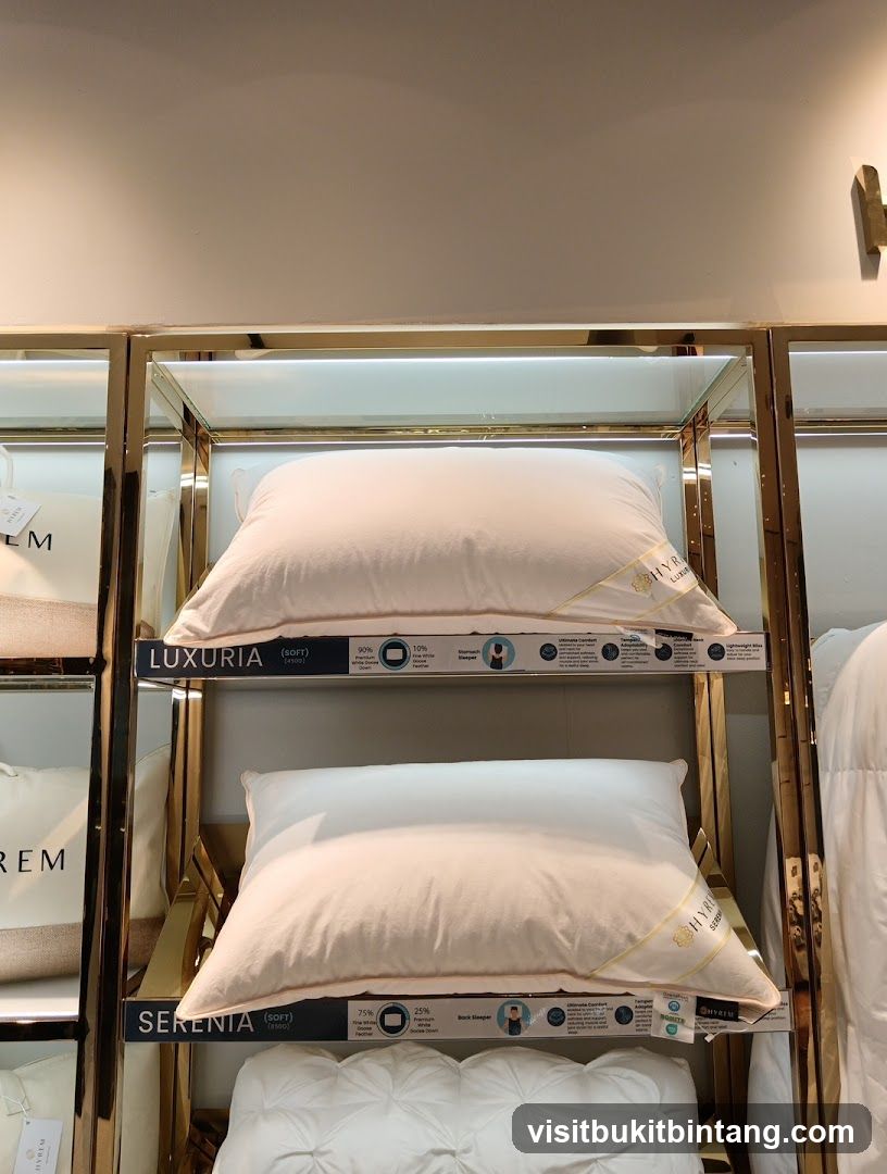 Pillows on Display