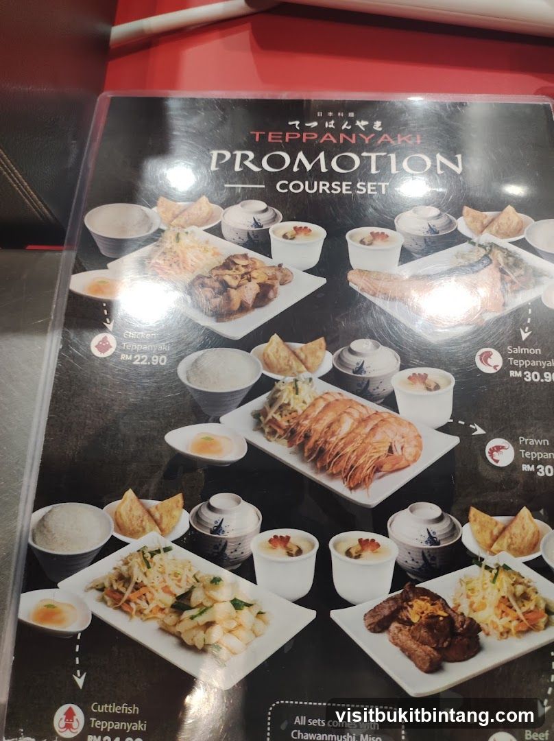 TEPPANYAKI PROMOTION COURSE SET