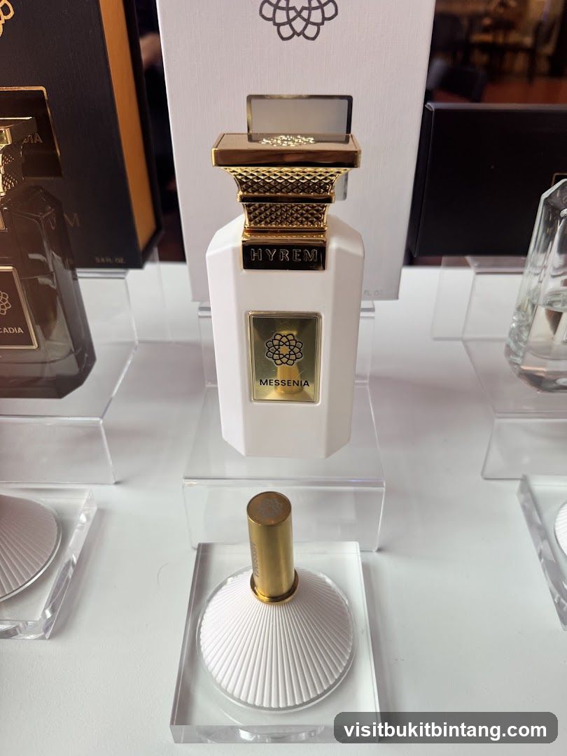 Perfume Bottles on Display