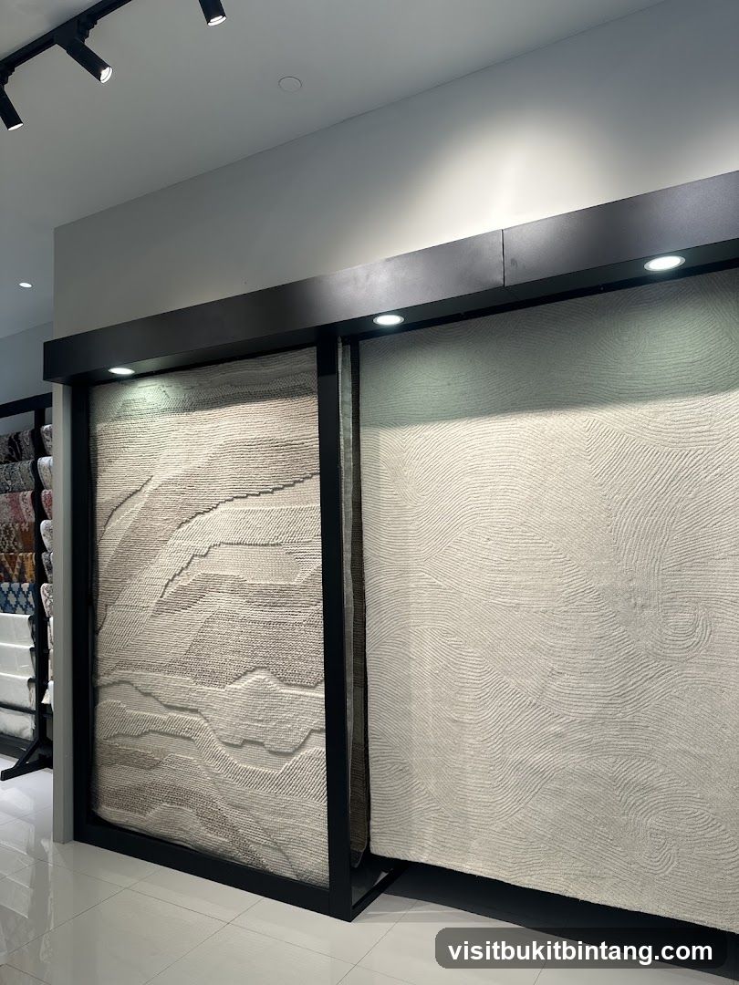 Display of Rugs