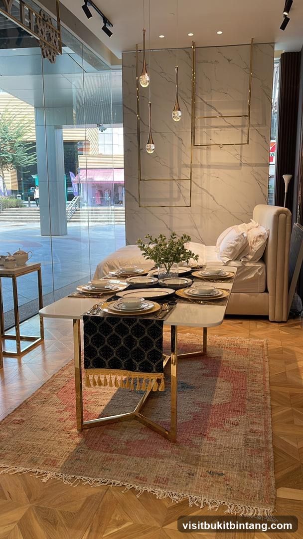 Elegant Dining and Bedroom Display