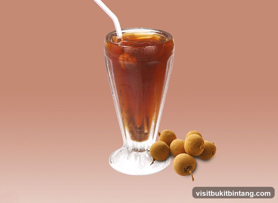 Iced Tea with Longans