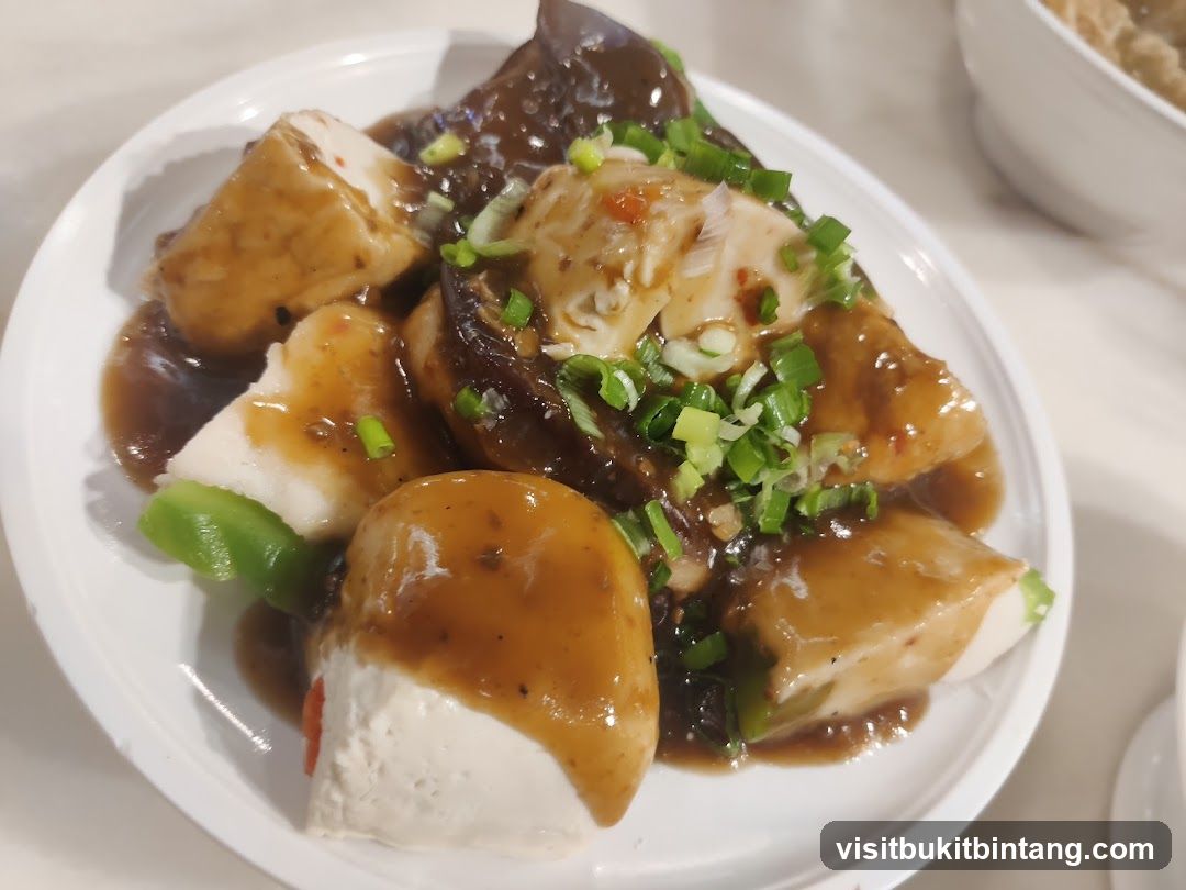 Tofu and Eggplant Dish