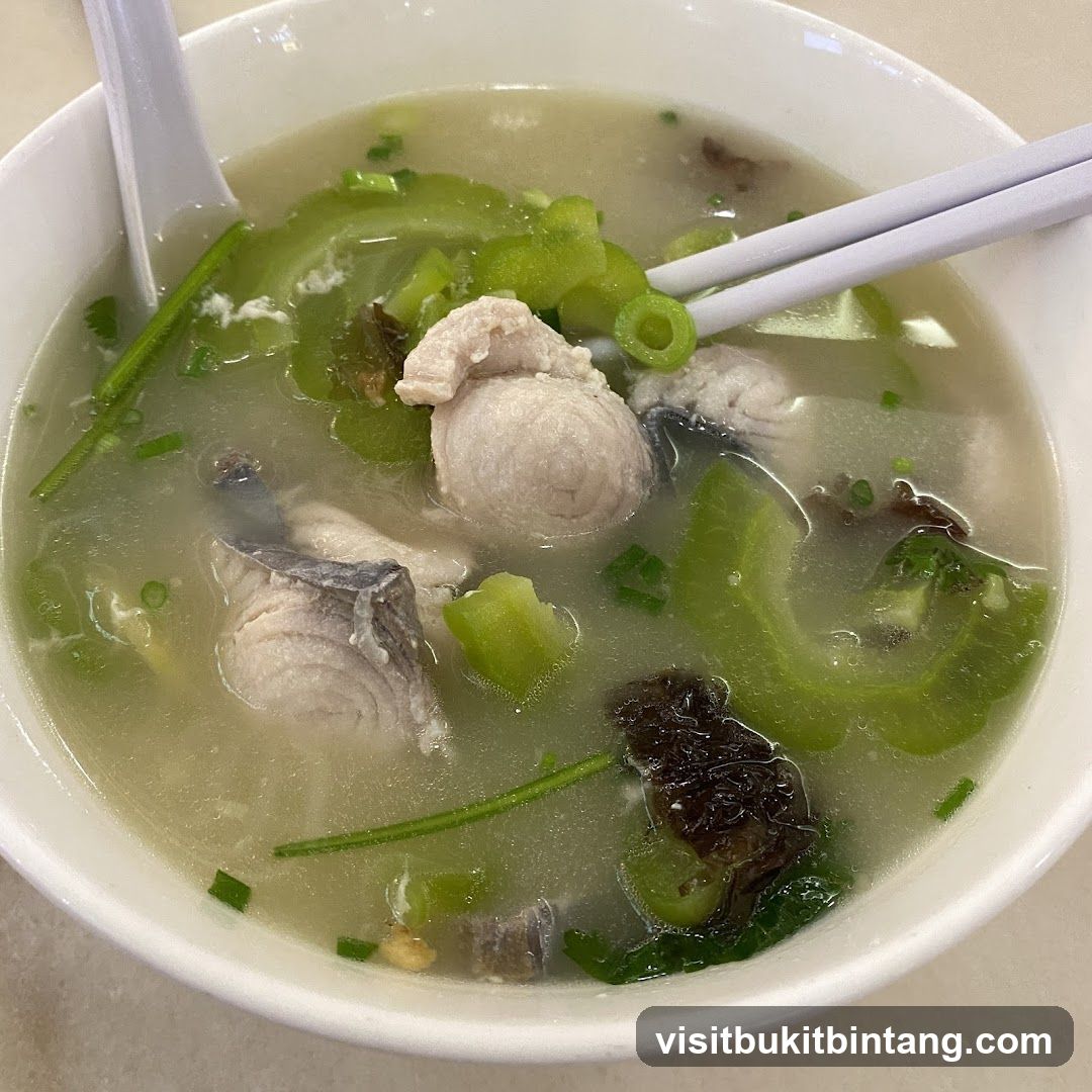 Fish Soup with Bitter Gourd