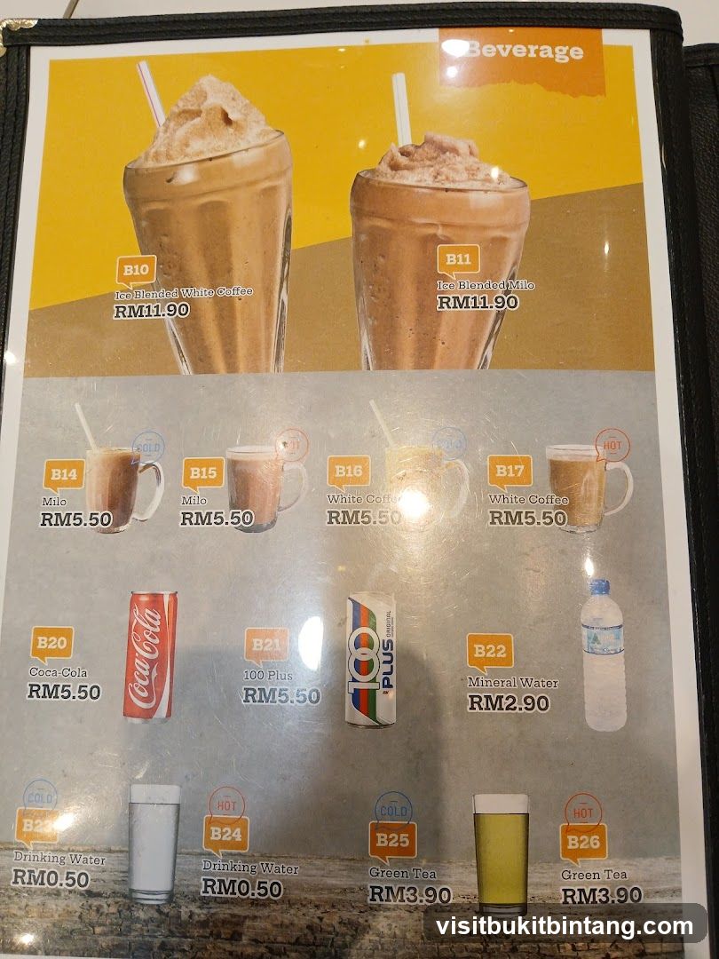 Beverage Menu