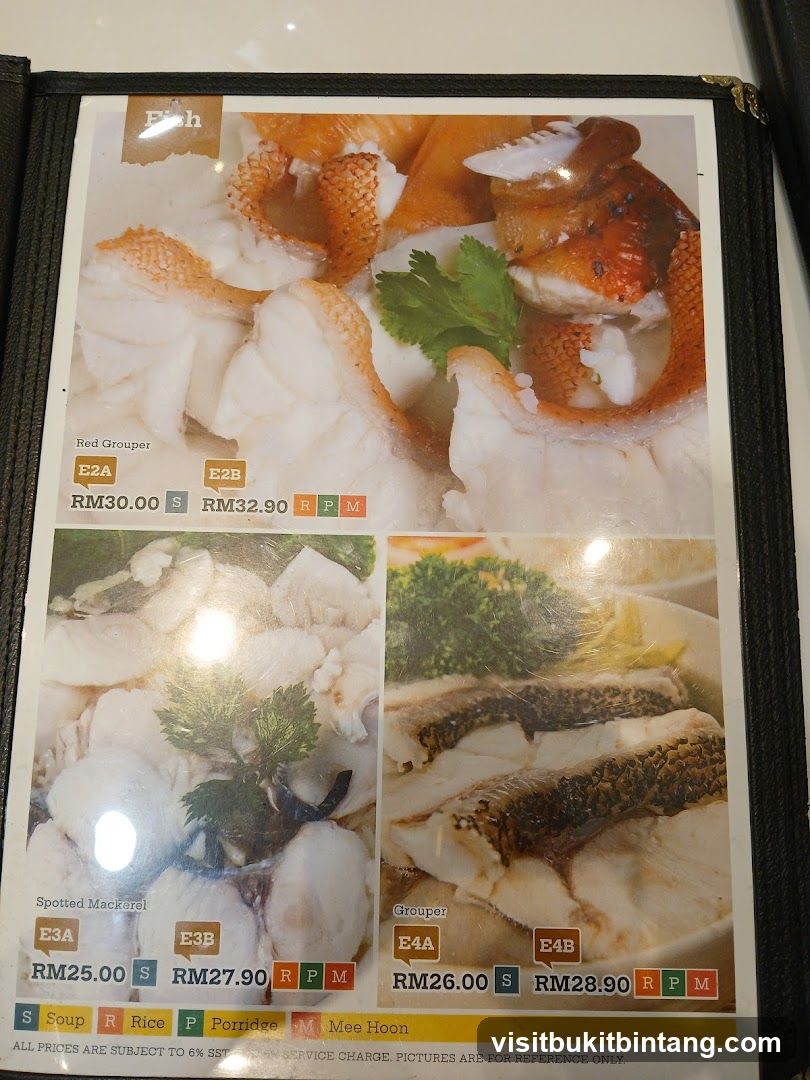 Fish Menu