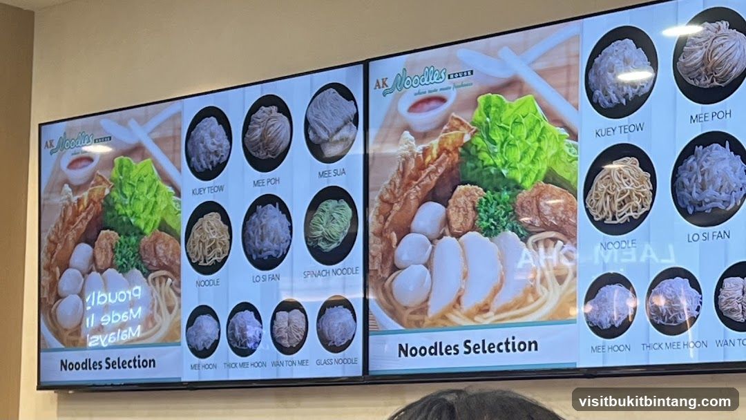 AK Noodles House Menu