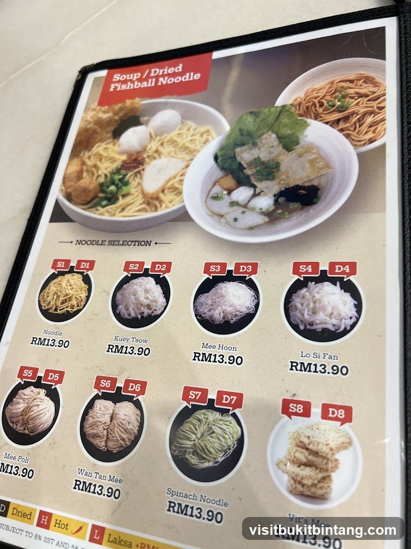 Soup/Dried Fishball Noodle