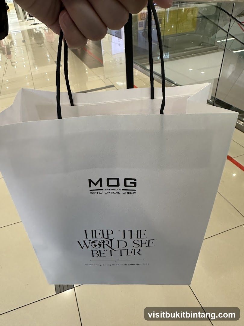 MOG Eyewear Shopping Bag