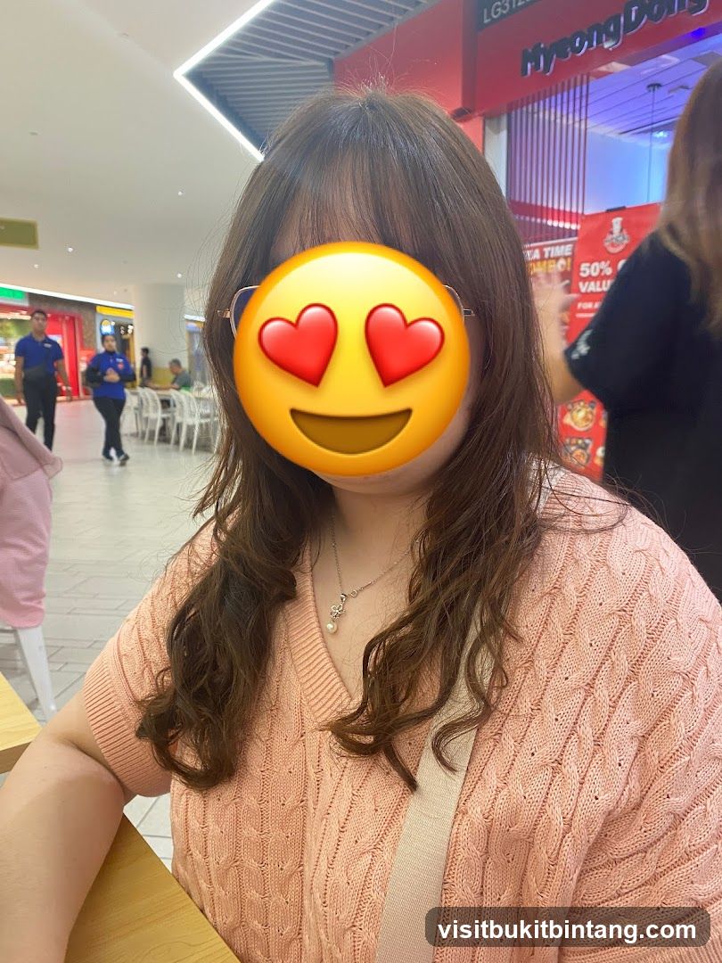 Woman with Heart Eyes Emoji Overlay