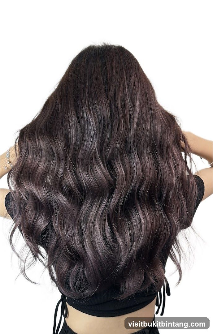 Wavy Dark Hair