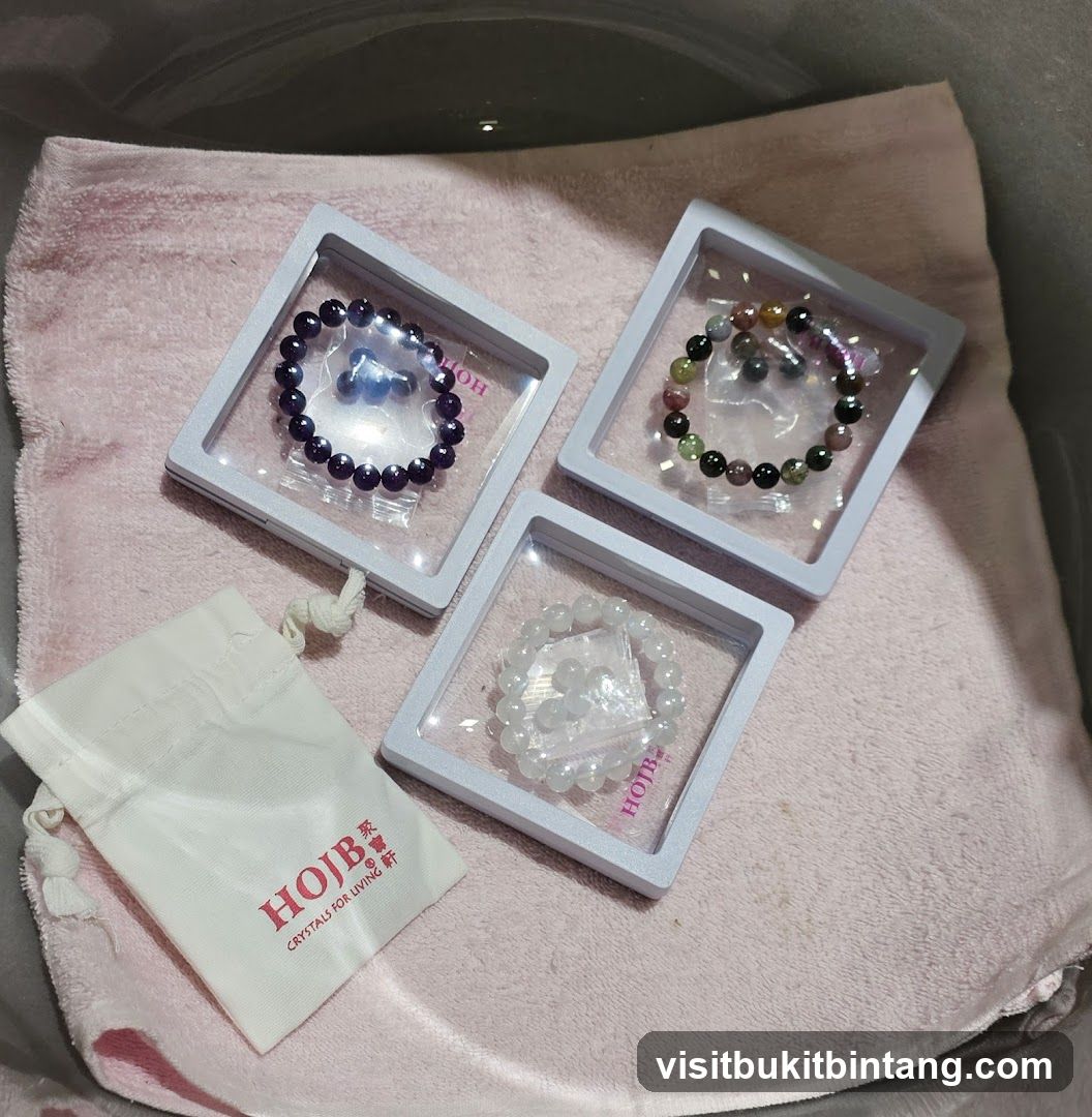 Bracelets in Display Cases