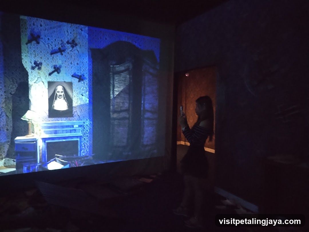 Projection in dark room
