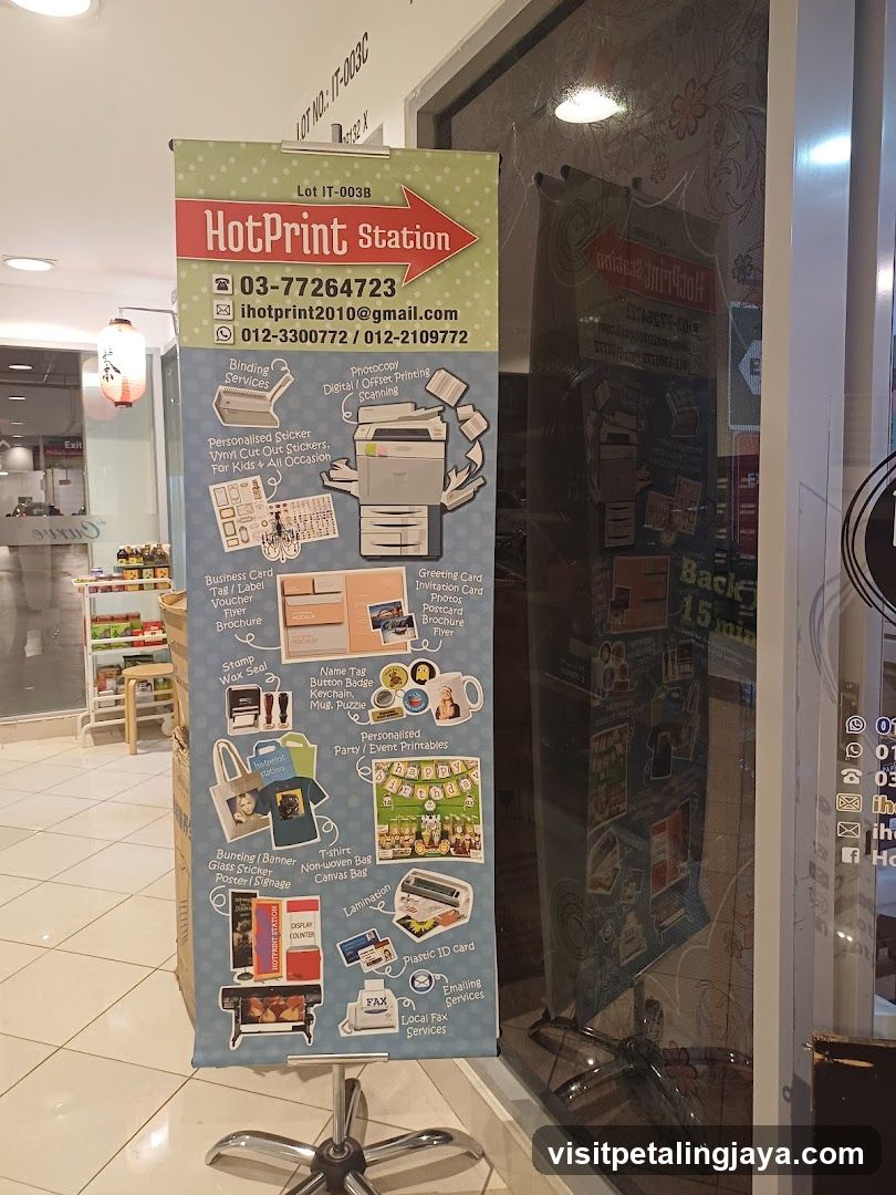 HotPrint Station Advertisement Stand