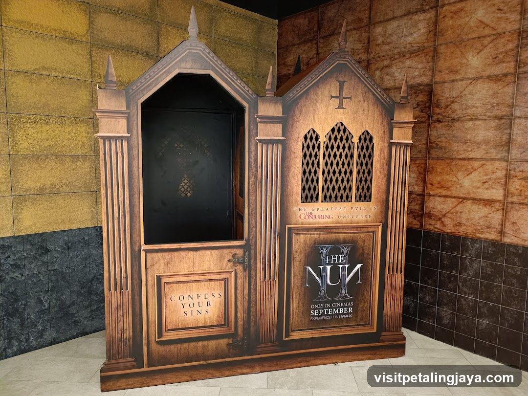 The Nun promotional display