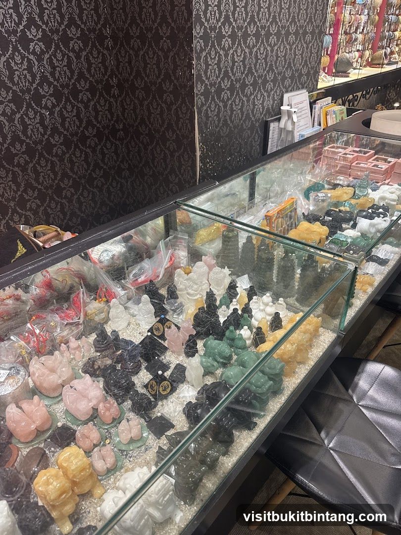 Display Case with Figurines