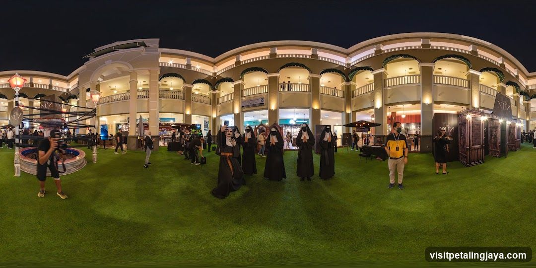 Night Scene with Costumed Figures