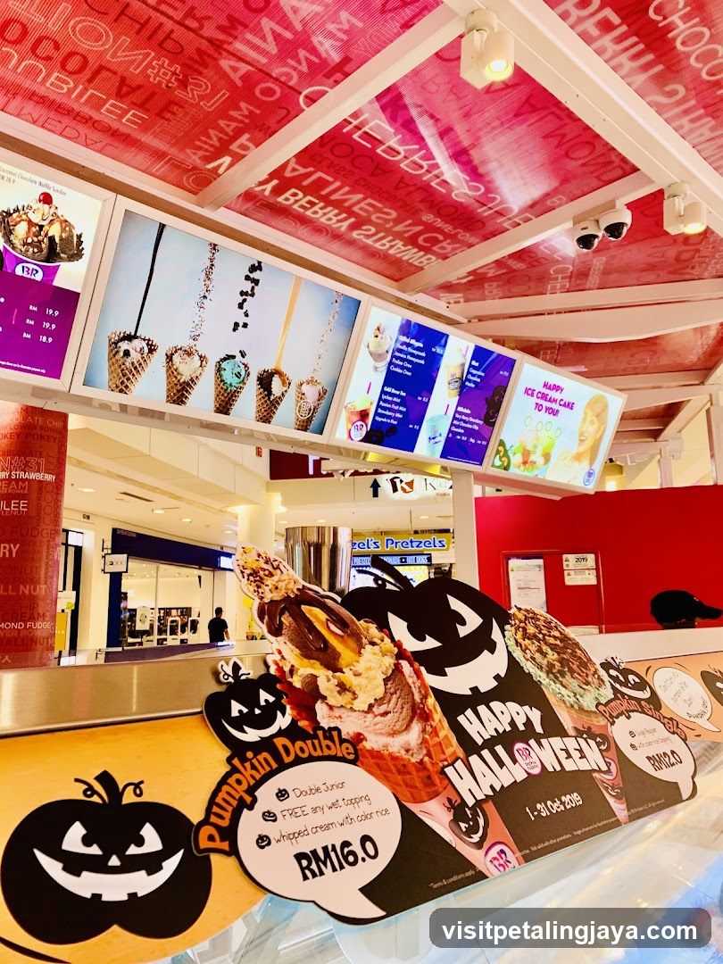 Halloween Ice Cream Display