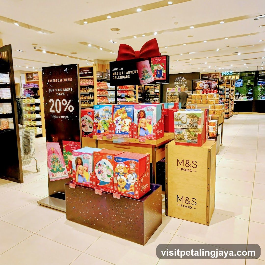 M&S Advent Calendar Display