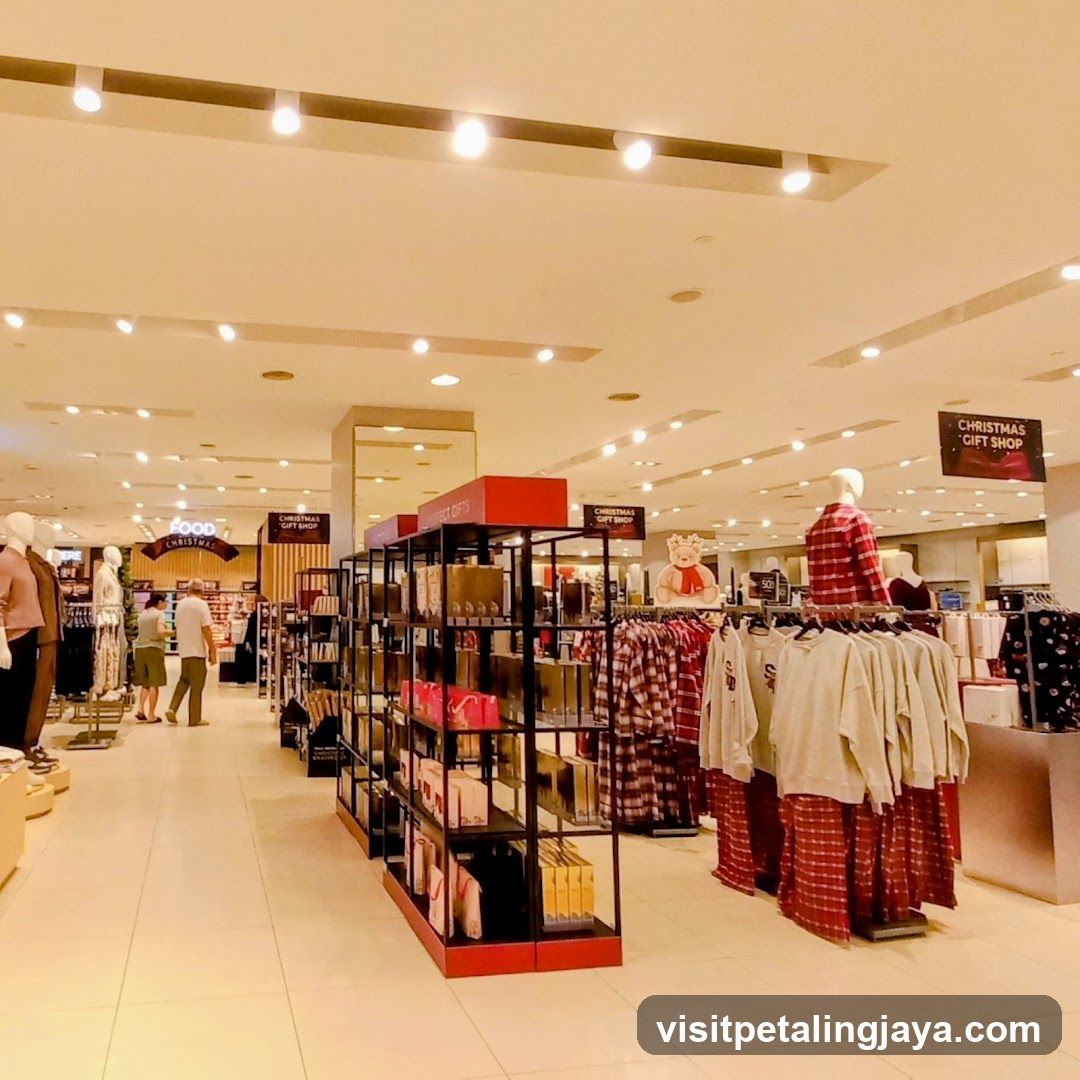 Christmas Gift Shop Interior