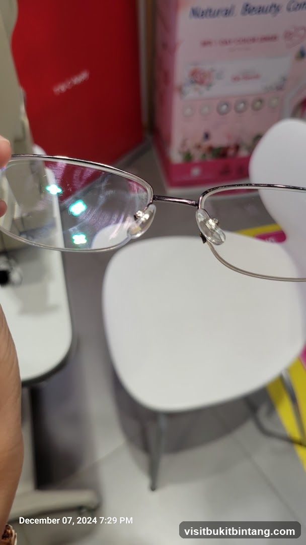 Eyeglasses in a store