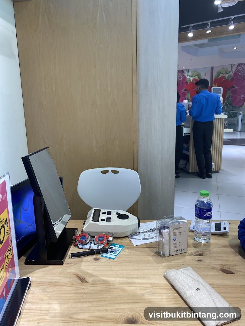 Optometry Equipment on a Table