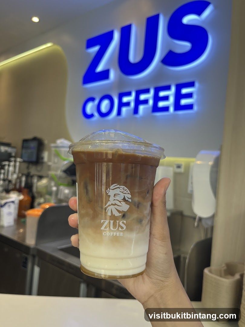 Iced Coffee at Zus Coffee