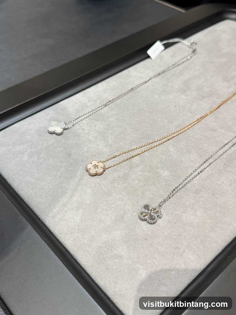 Three Clover Necklaces