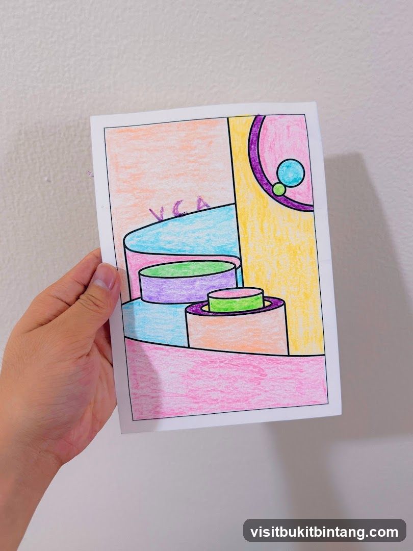 Abstract Coloring Page