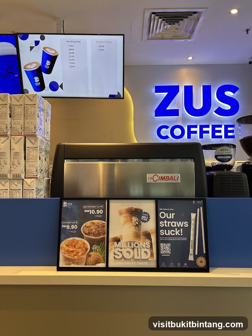 ZUS Coffee Counter