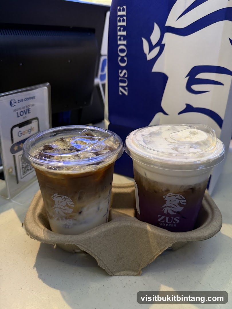 Two Iced Coffee Drinks