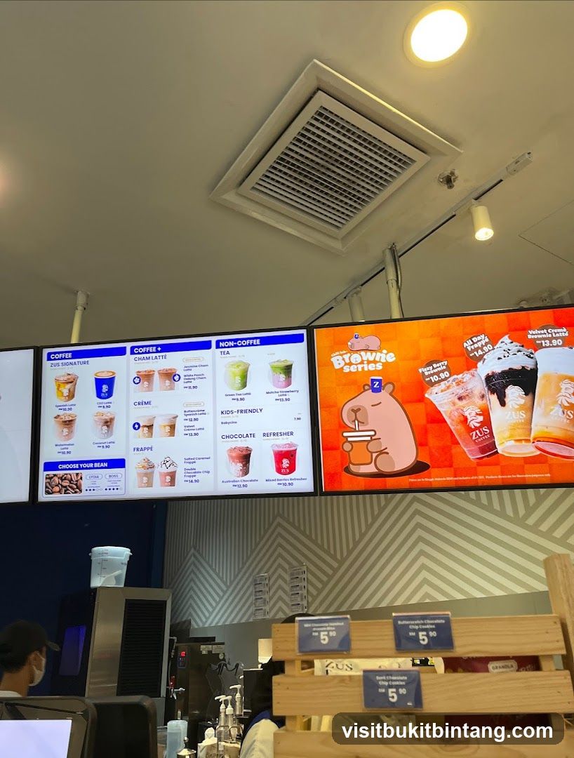 ZUS Coffee Menu