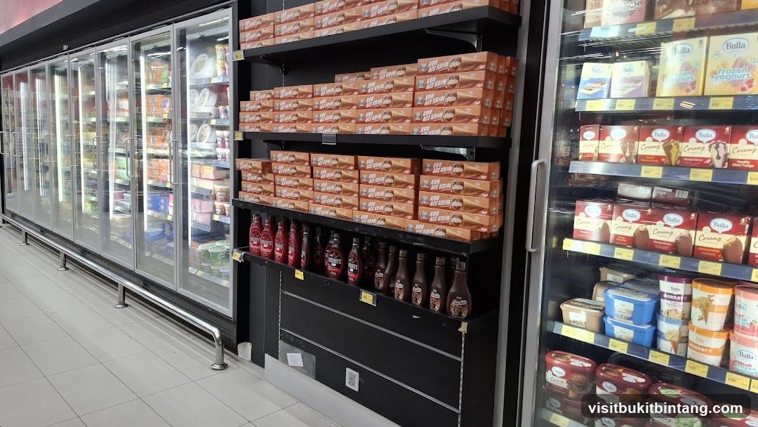 Supermarket Freezer Aisle