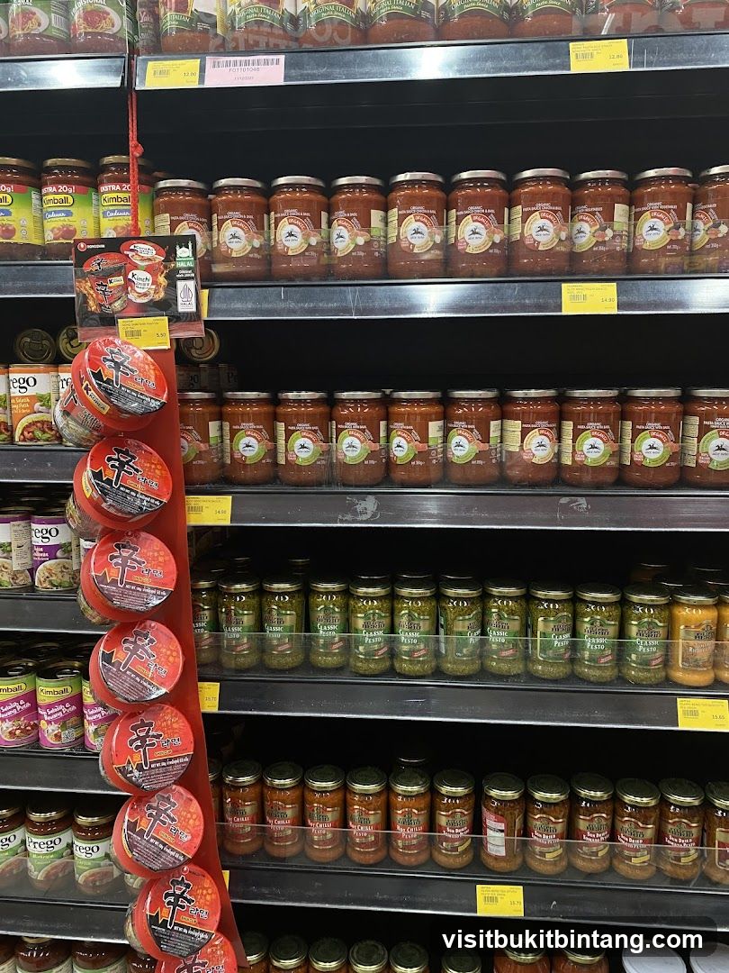 Jars of Pasta Sauce and Pesto