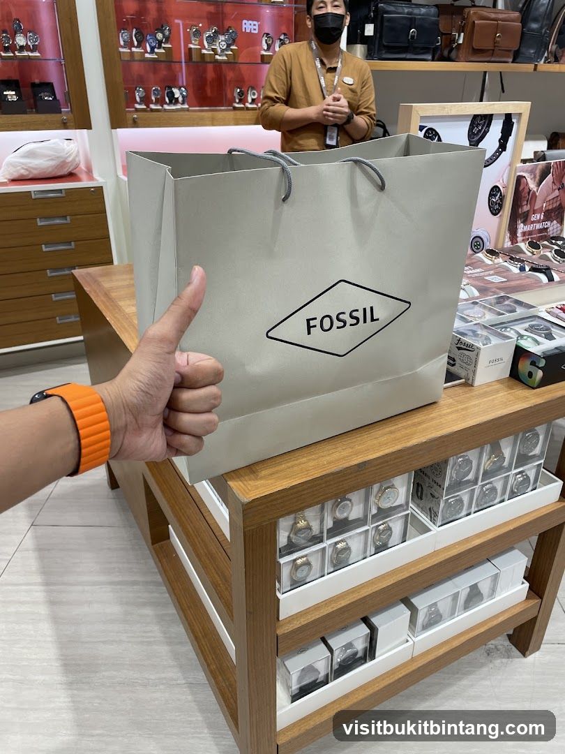 Fossil Shopping Bag