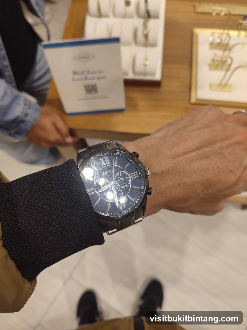 Fossil Watch Display