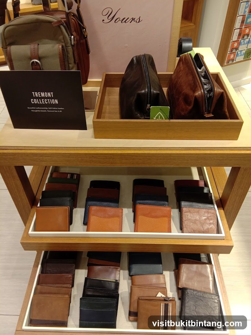 Leather Goods Display