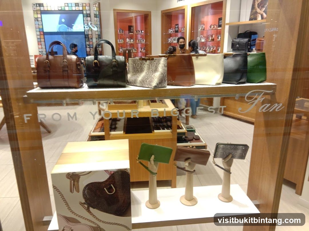 Handbags and Wallets Display