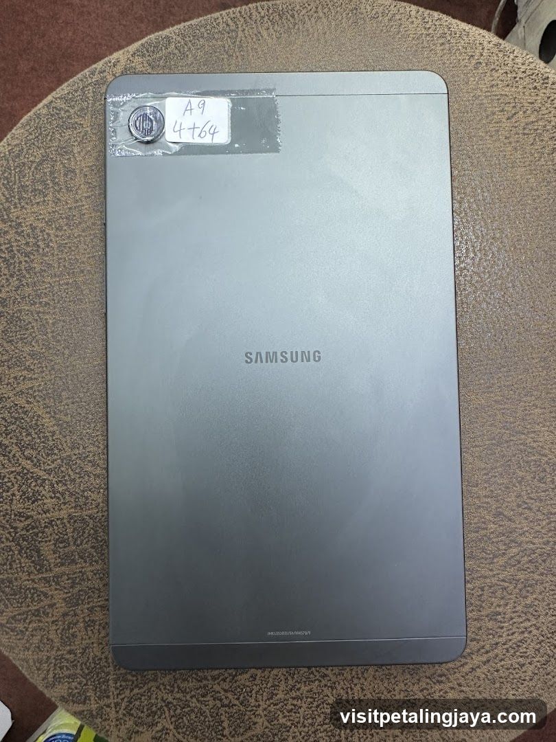 Samsung Tablet Back View