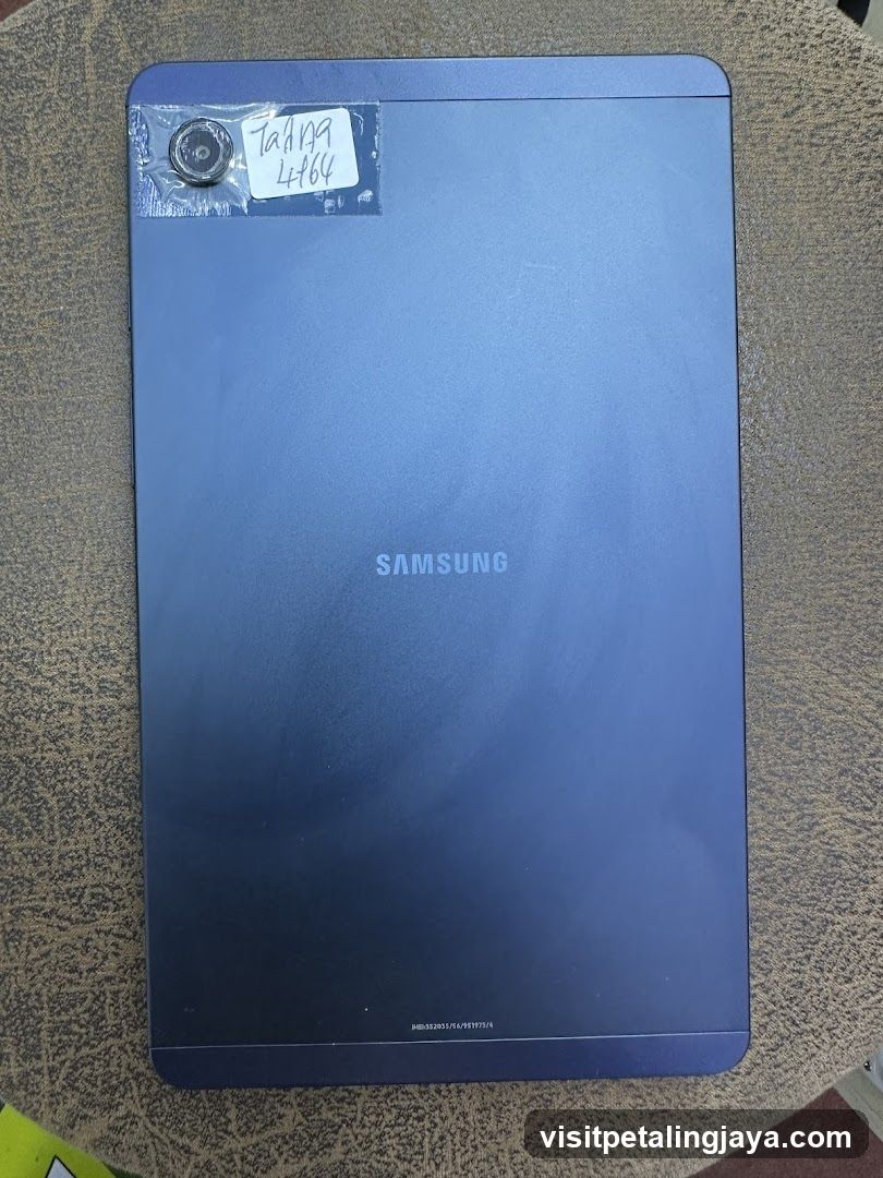 Samsung Tablet Back View