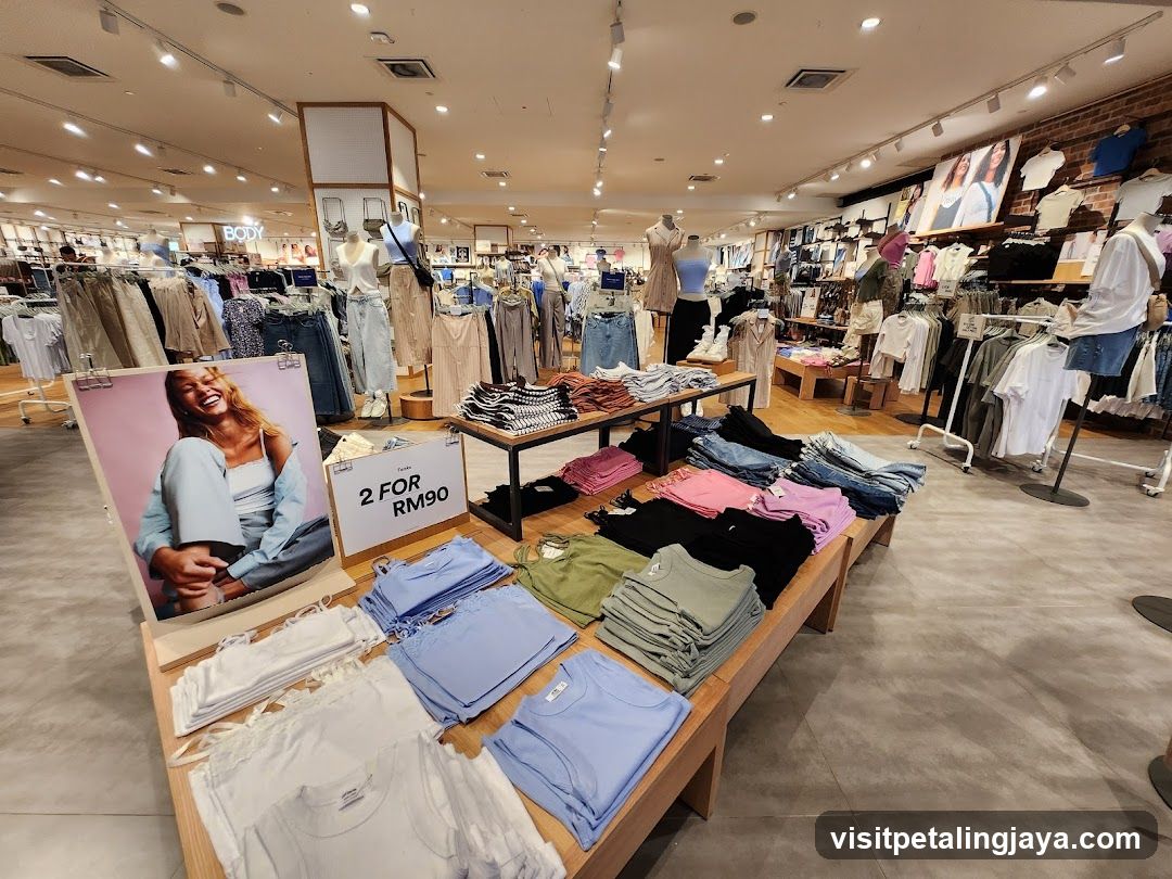 Clothing Store Interior Display