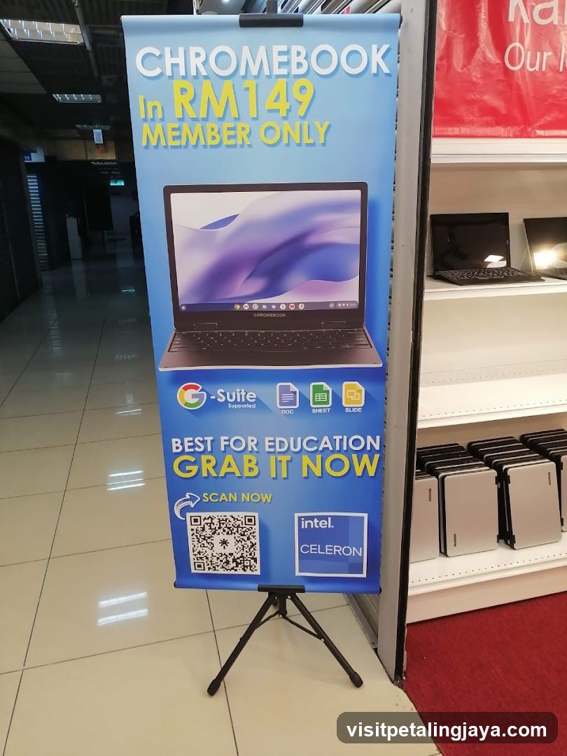 Chromebook Advertisement Stand