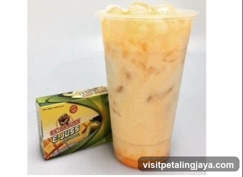 E-Juss Tea Drink and Box