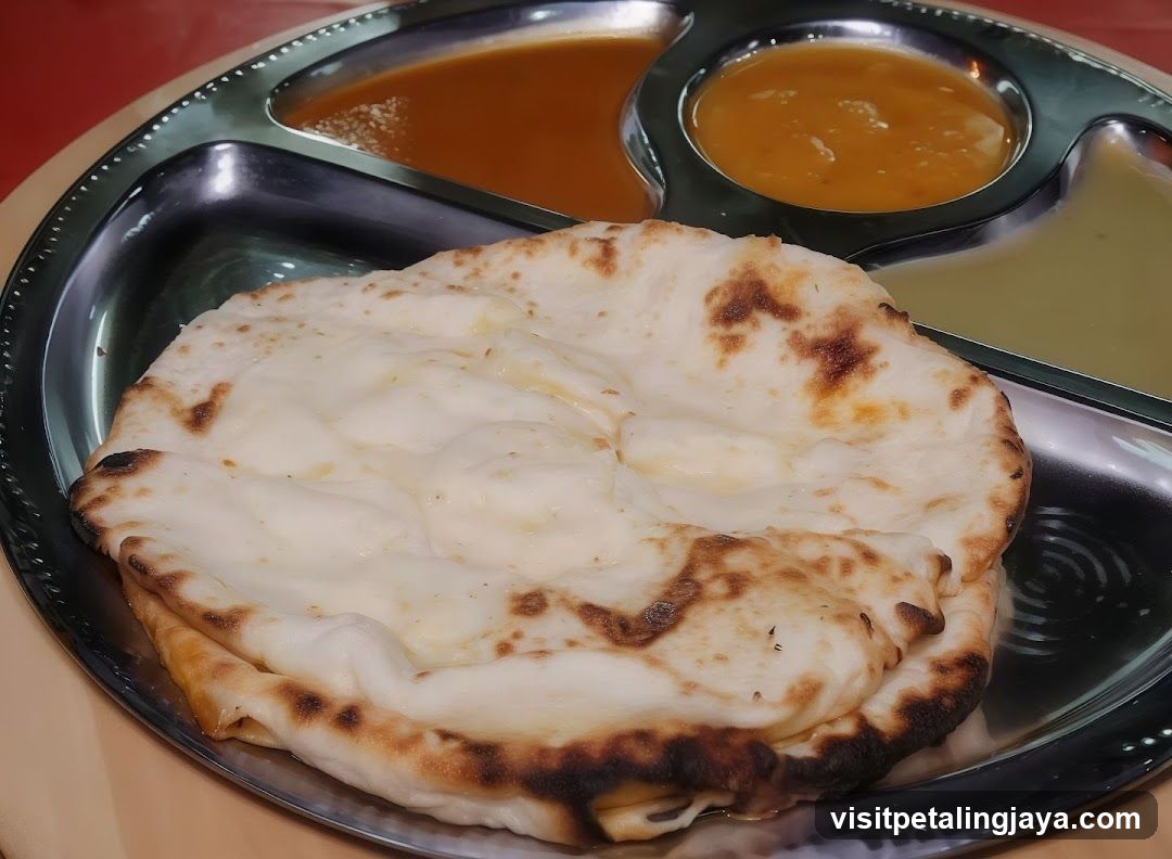 Naan Bread with Sauces