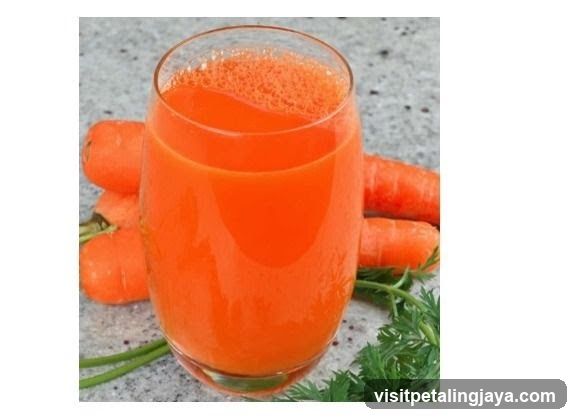 Carrot Juice with Fresh Carrots